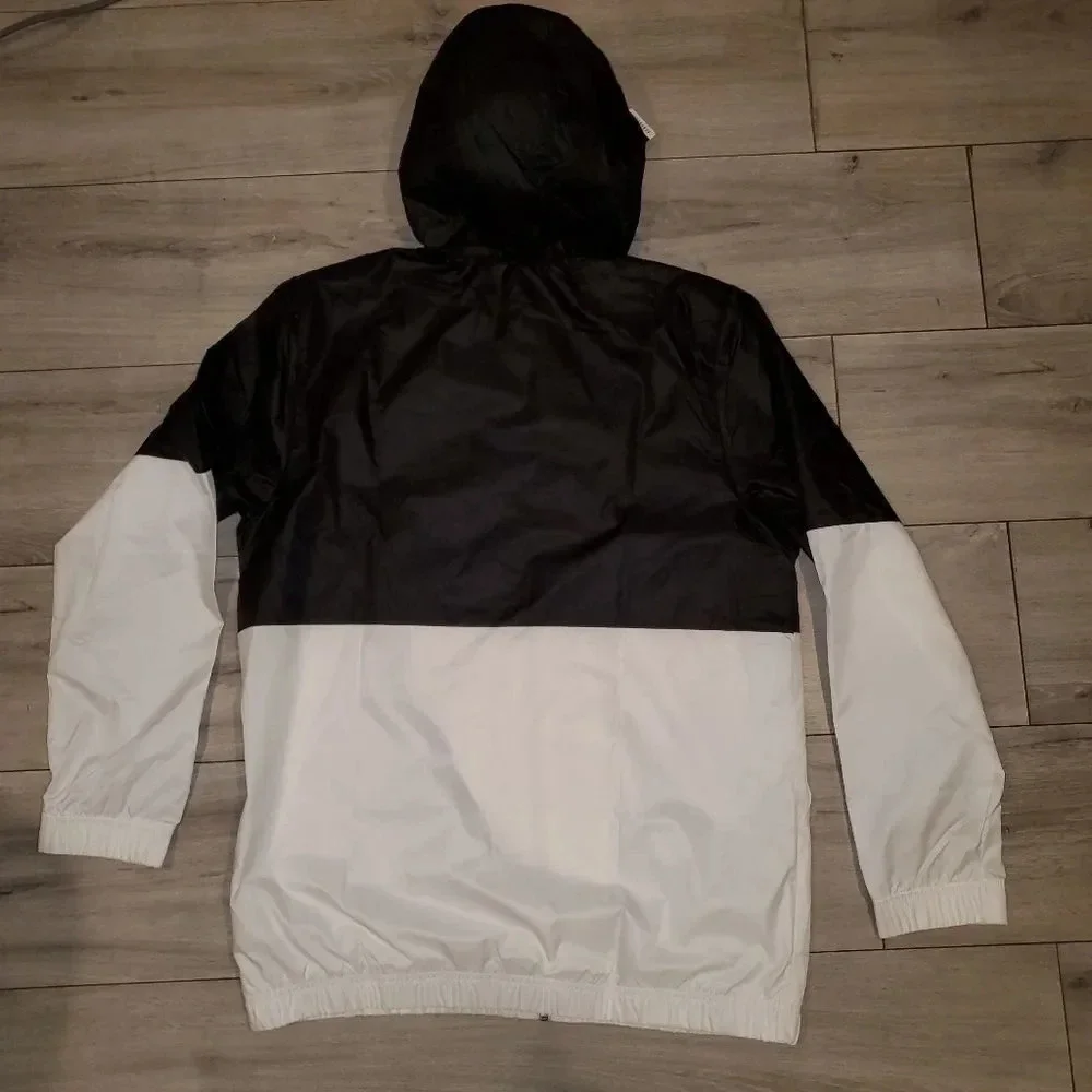 Adidas Men's Black & white Windbreaker Size Large